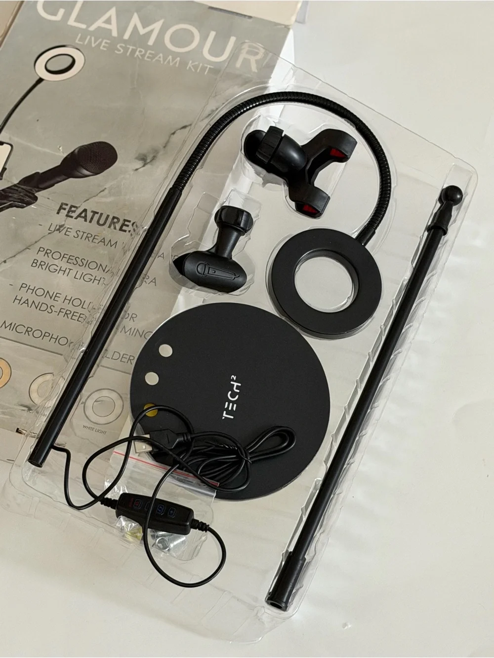 Glamour Live Stream Kit - Black